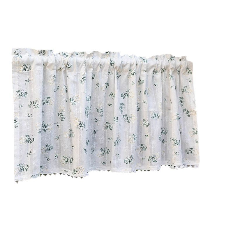 Pastoral Tassel Kitchen Curtain 🌼