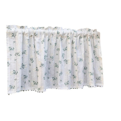 Pastoral Tassel Kitchen Curtain 🌼