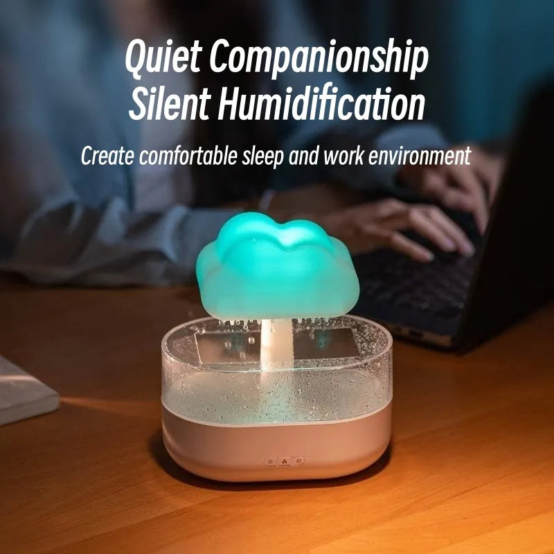 Cute Rain Cloud Light Humidifier