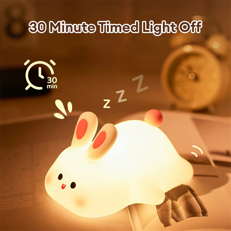 Cute LED Rabbit Night Light 🐇