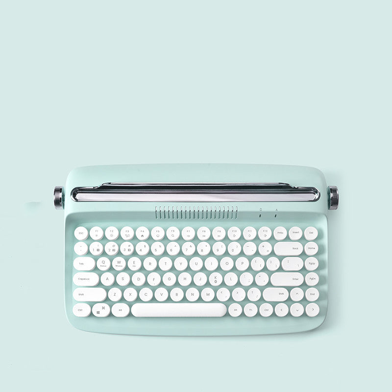 Retro iPad Bluetooth Keyboard & Mouse Set – Cute Office Style 🎀⌨️🖱️