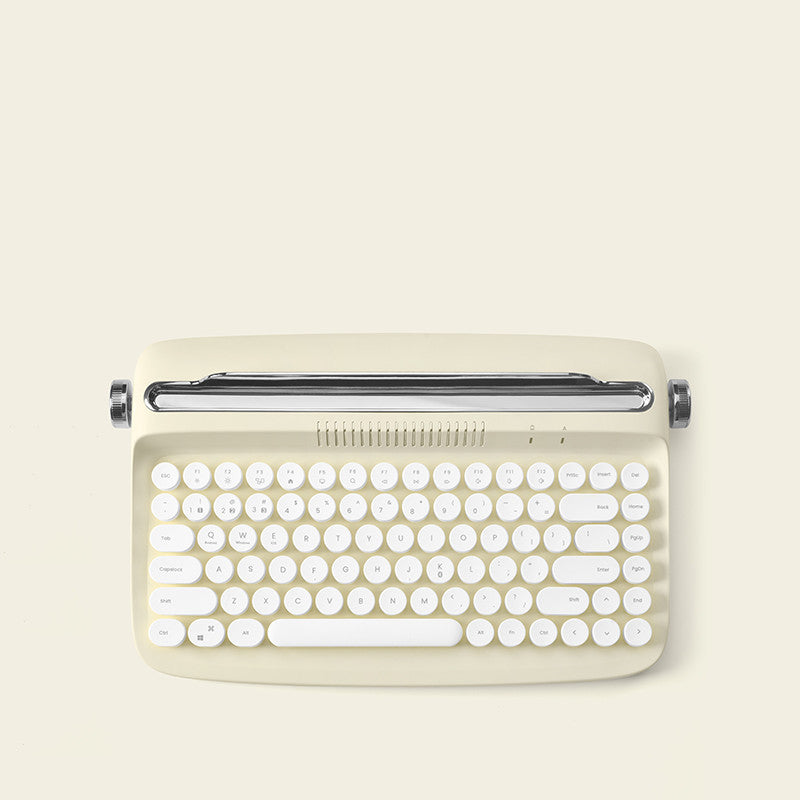Retro iPad Bluetooth Keyboard & Mouse Set – Cute Office Style 🎀⌨️🖱️