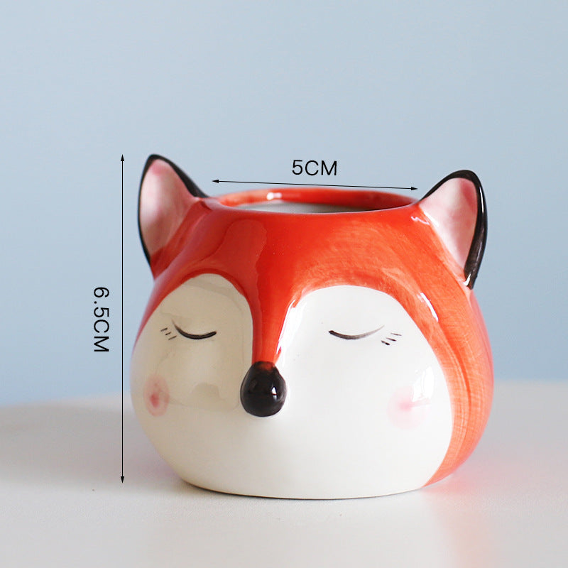 Cute Cartoon Succulent Pot 🌱 Mini Plant Decor