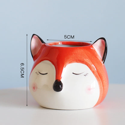 Cute Cartoon Succulent Pot 🌱 Mini Plant Decor