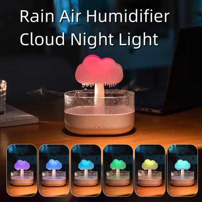 Cute Rain Cloud Light Humidifier