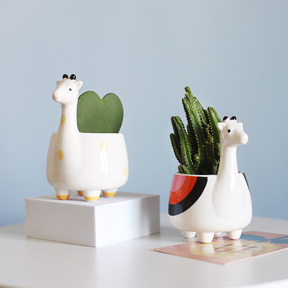 Cute Cartoon Succulent Pot 🌱 Mini Plant Decor